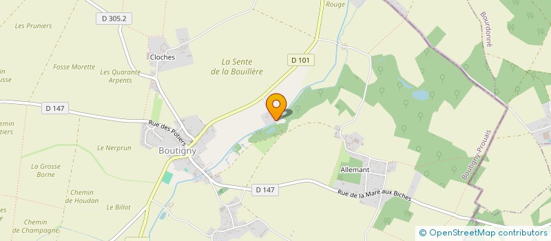 localisation de l'entreprise MONSIEUR JEAN PIERRE VOREUX à BOUTIGNY-PROUAIS