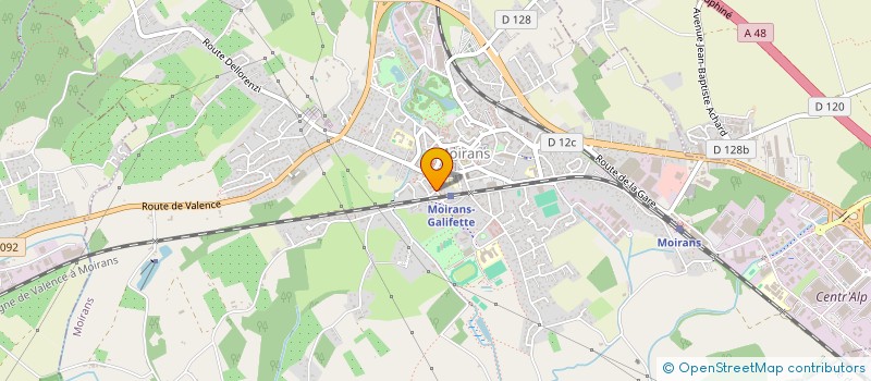 localisation de l'entreprise MONSIEUR JEAN-PIERRE VUILLET  MOIRANS