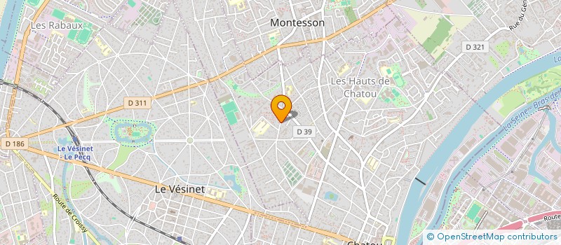 localisation de l'entreprise MONSIEUR JEAN PIERRE WADIN  CHATOU