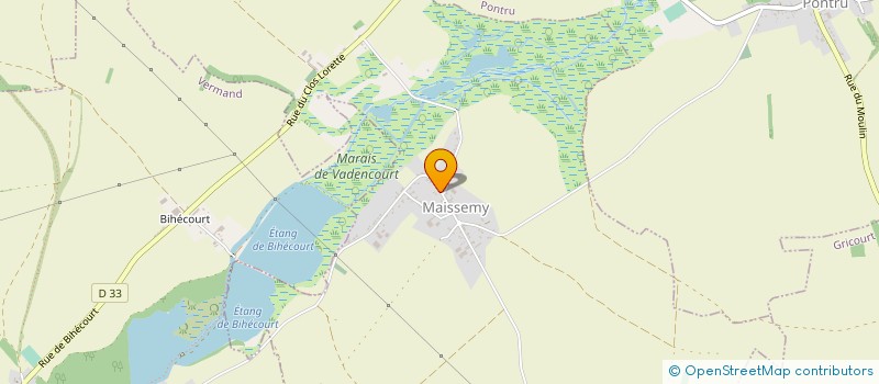 localisation de l'entreprise MONSIEUR JEAN-PIERRE WATTIER  MAISSEMY