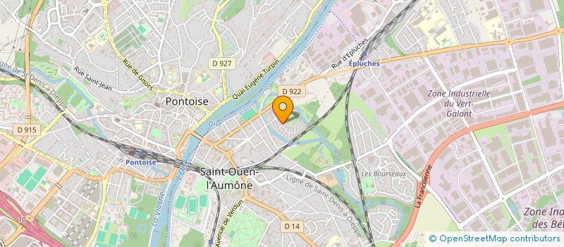 localisation de l'entreprise MONSIEUR JEAN-PIERRE WEBER à SAINT-OUEN-L'AUMONE