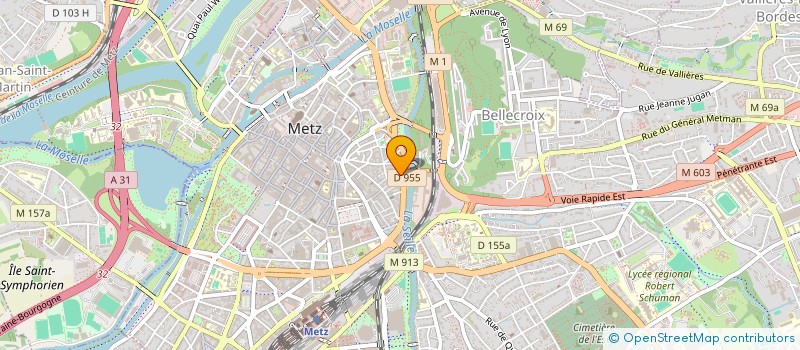 localisation de l'entreprise MONSIEUR JEAN-PIERRE WEISS  METZ