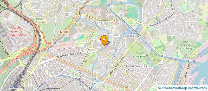 localisation de l'entreprise MONSIEUR JEAN-PIERRE WERNERT  STRASBOURG