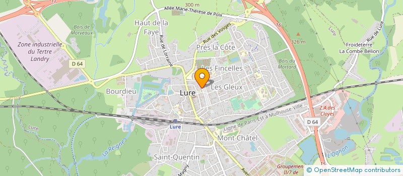localisation de l'entreprise MONSIEUR JEAN-PIERRE ZANETTI à LURE