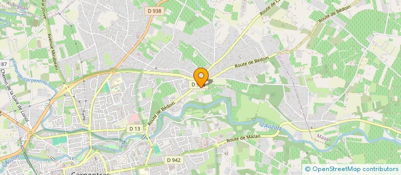 localisation de l'entreprise MONSIEUR JEAN PIERRE ZANGA à CARPENTRAS