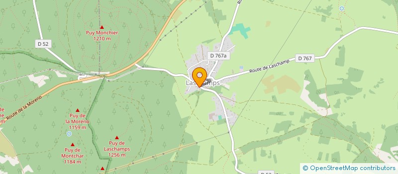 localisation de l'entreprise MONSIEUR JEAN PIERRON  SAINT-GENES-CHAMPANELLE