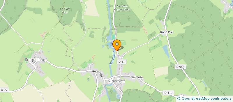 localisation de l'entreprise MONSIEUR JEAN PIERRON  NIDERHOFF