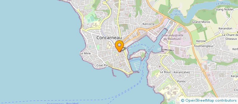 localisation de l'entreprise MONSIEUR JEAN PIERRONNET à CONCARNEAU
