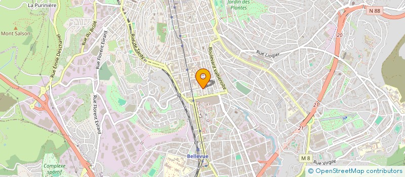 localisation de l'entreprise MONSIEUR JEAN PIERROT  SAINT-ETIENNE