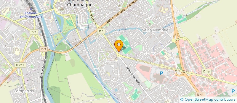 localisation de l'entreprise MONSIEUR JEAN PIETREMENT  CHALONS-EN-CHAMPAGNE