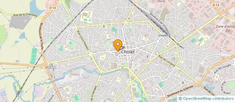localisation de l'entreprise MONSIEUR JEAN PIFFETEAU à CHOLET