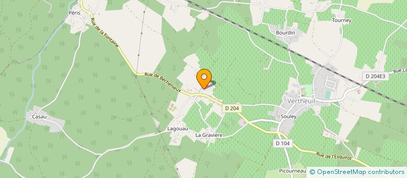 localisation de l'entreprise MONSIEUR JEAN PIHAUT  VERTHEUIL