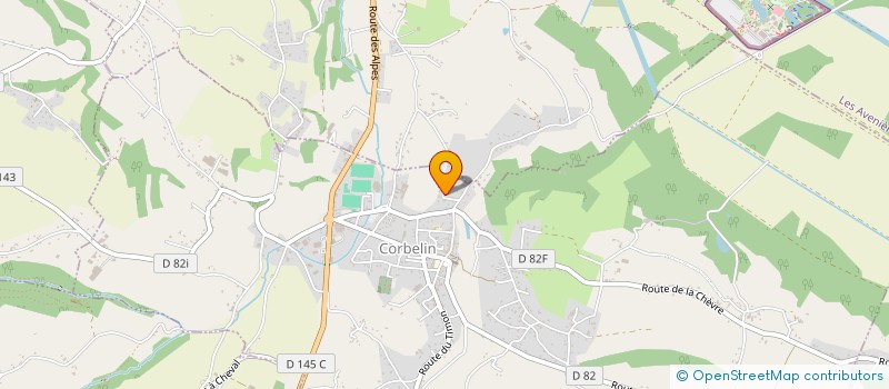 localisation de l'entreprise MONSIEUR JEAN PILAUD  CORBELIN