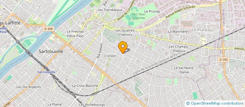 localisation de l'entreprise MONSIEUR JEAN PILLOST à SARTROUVILLE