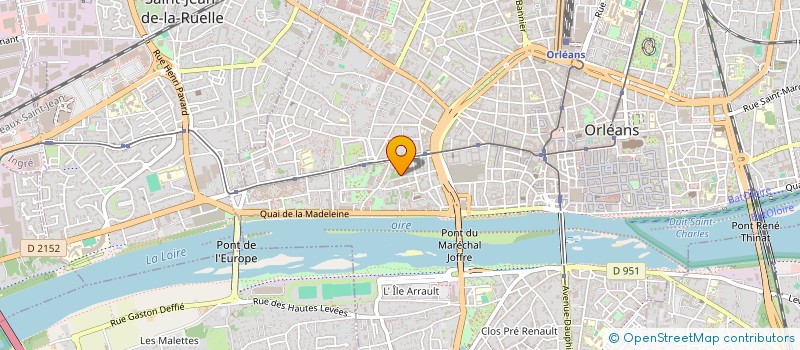 localisation de l'entreprise MONSIEUR JEAN PILON  ORLEANS