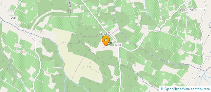 localisation de l'entreprise MONSIEUR JEAN PIMOUGUET  PELLEGRUE