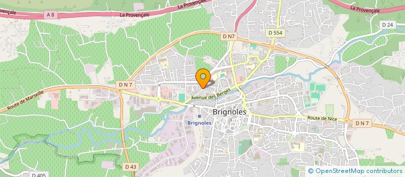 localisation de l'entreprise MONSIEUR JEAN PIN à BRIGNOLES