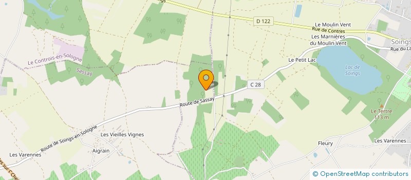 localisation de l'entreprise MONSIEUR JEAN PINAULT  SASSAY