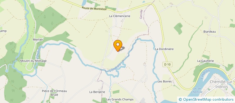 localisation de l'entreprise MONSIEUR JEAN PINAULT  GENILLE