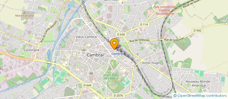 localisation de l'entreprise MONSIEUR JEAN PINCEMIN  CAMBRAI