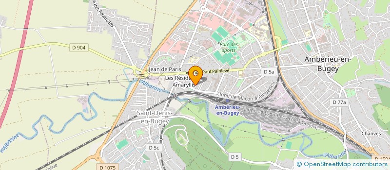 localisation de l'entreprise MONSIEUR JEAN PINCEMIN à AMBERIEU-EN-BUGEY