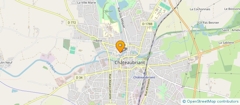 localisation de l'entreprise MONSIEUR JEAN PINCEPOCHE à CHATEAUBRIANT
