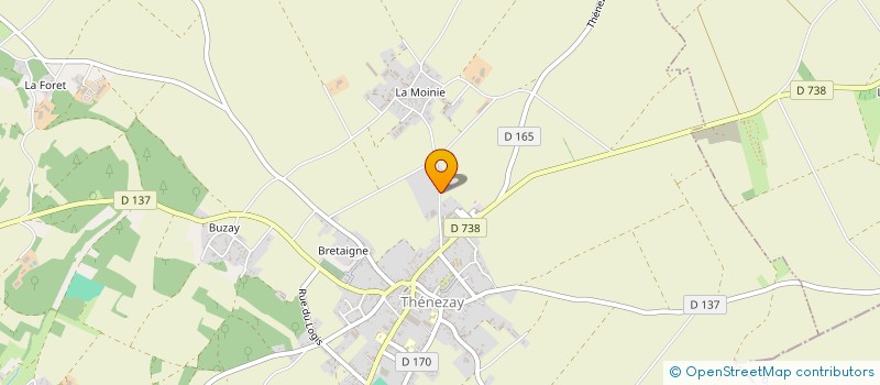 localisation de l'entreprise MONSIEUR JEAN PINEAU à THENEZAY