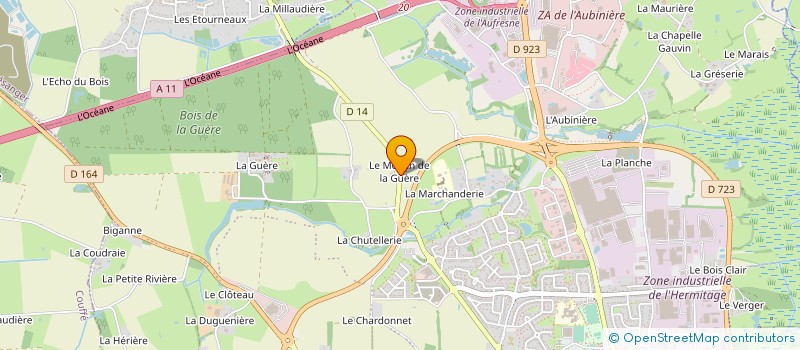 localisation de l'entreprise MONSIEUR JEAN PINEAU à VAIR-SUR-LOIRE