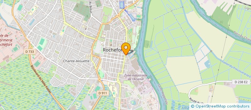 localisation de l'entreprise MONSIEUR JEAN PINEAU  ROCHEFORT