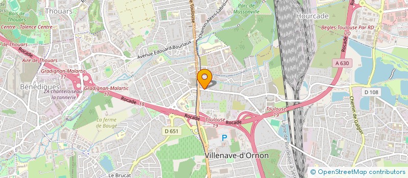 localisation de l'entreprise MONSIEUR JEAN PINELLI  VILLENAVE-D'ORNON