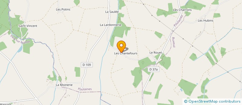 localisation de l'entreprise MONSIEUR JEAN PINON à POULAINES