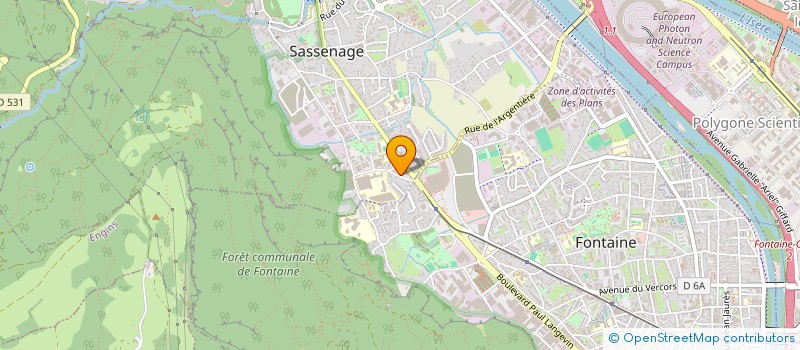 localisation de l'entreprise MONSIEUR JEAN PINSON à SASSENAGE