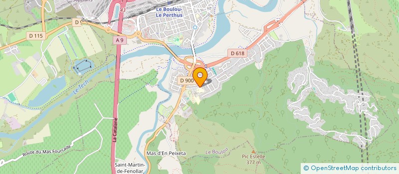 localisation de l'entreprise MONSIEUR JEAN PIOCH  LE BOULOU