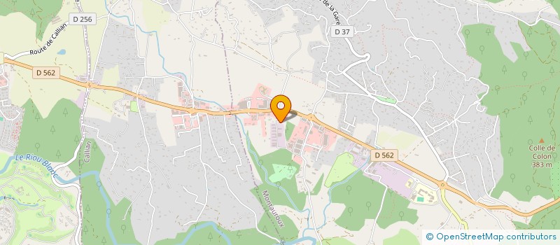 localisation de l'entreprise MONSIEUR JEAN PIOGET  MONTAUROUX