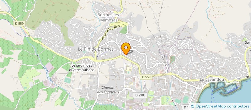 localisation de l'entreprise MONSIEUR JEAN PIOL à BORMES-LES-MIMOSAS
