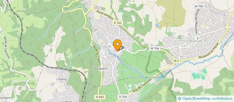 localisation de l'entreprise MONSIEUR JEAN PIOLE  SAYAT