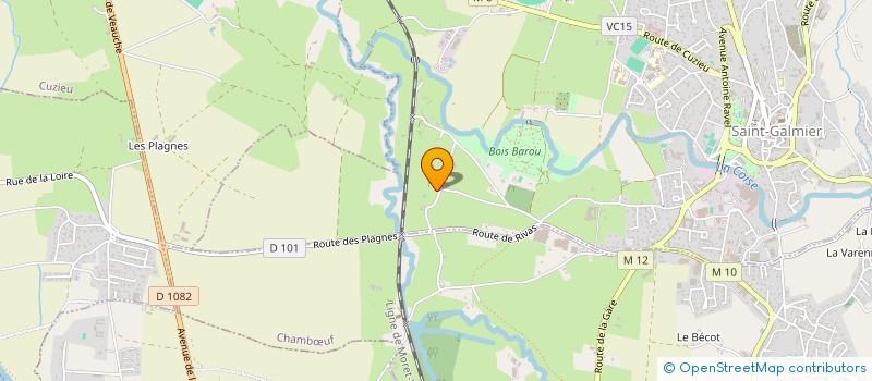 localisation de l'entreprise MONSIEUR JEAN PIOT  CHAMBOEUF