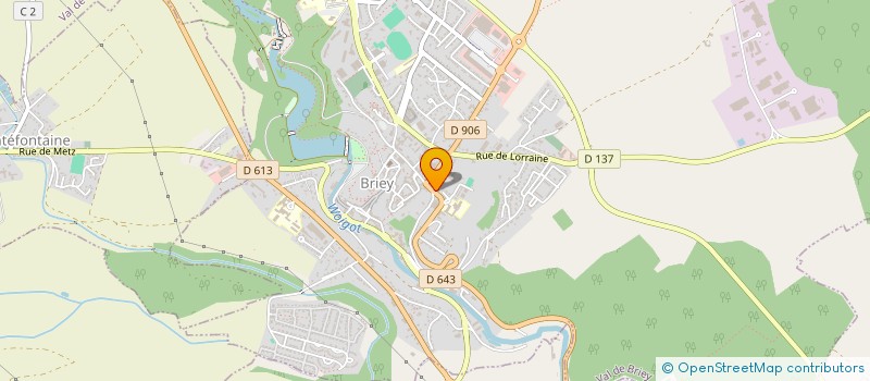 localisation de l'entreprise MONSIEUR JEAN PIQUARD  VAL DE BRIEY