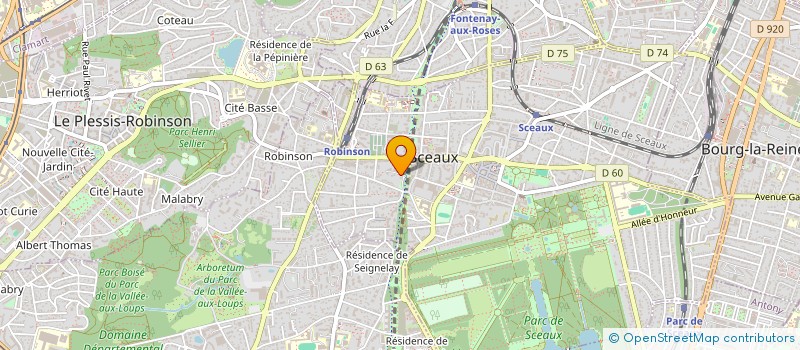 localisation de l'entreprise MONSIEUR JEAN PIQUEMAL à SCEAUX