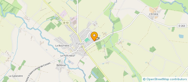 localisation de l'entreprise MONSIEUR JEAN PIRAUD à PAULX