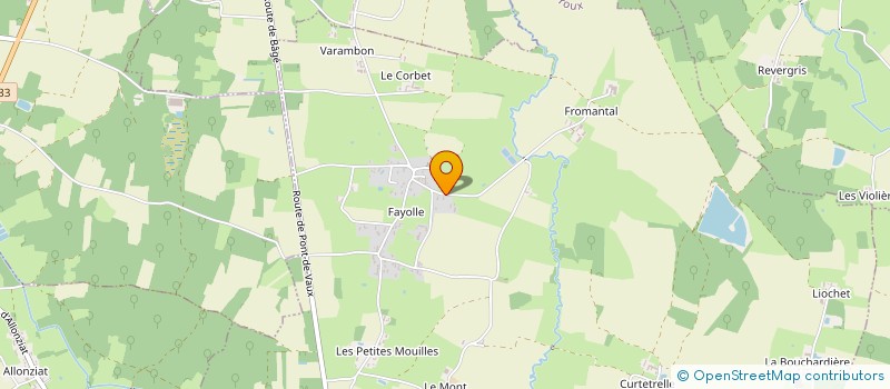 localisation de l'entreprise MONSIEUR JEAN PIRET  CHEVROUX