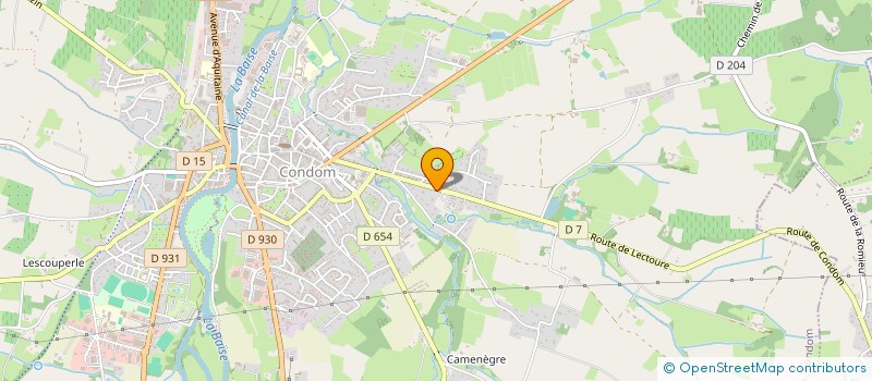 localisation de l'entreprise MONSIEUR JEAN PIRO  CONDOM