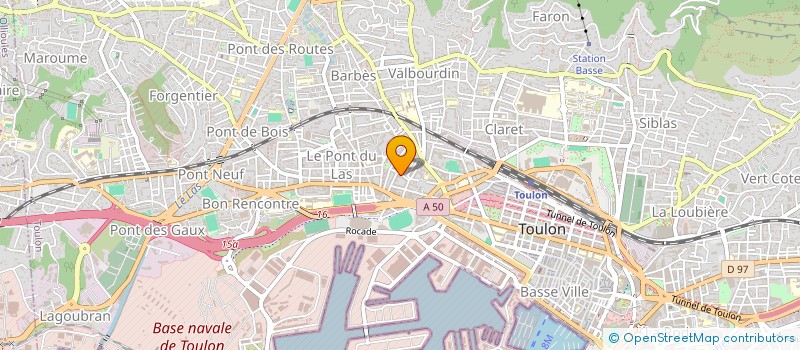 localisation de l'entreprise MONSIEUR JEAN PIRONE  TOULON