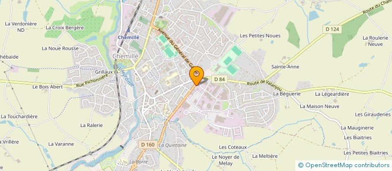 localisation de l'entreprise MONSIEUR JEAN PIROTAIS  CHEMILLE-EN-ANJOU