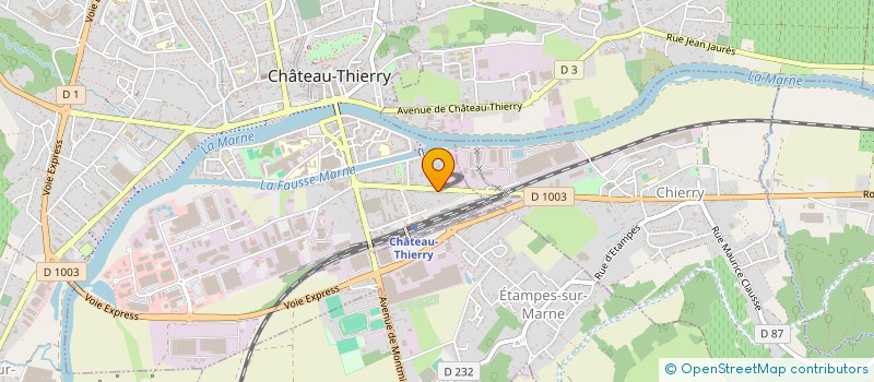 localisation de l'entreprise MONSIEUR JEAN PIROTTE  CHATEAU-THIERRY