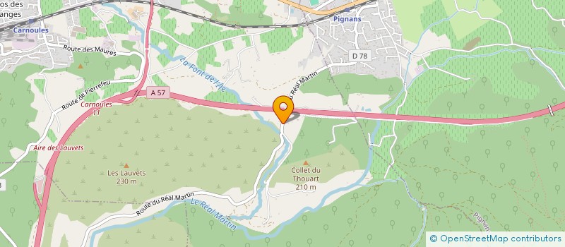 localisation de l'entreprise MONSIEUR JEAN PISANO  CARNOULES