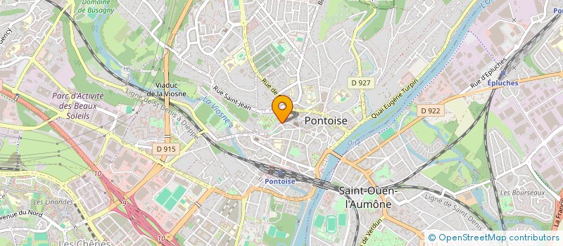 localisation de l'entreprise MONSIEUR JEAN PISANO  PONTOISE