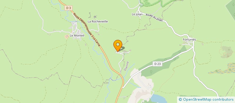 localisation de l'entreprise MONSIEUR JEAN PISSAVY à SEGUR-LES-VILLAS