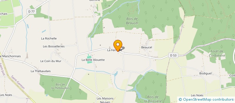 localisation de l'entreprise MONSIEUR JEAN PITAUT  SAINT-GANTON