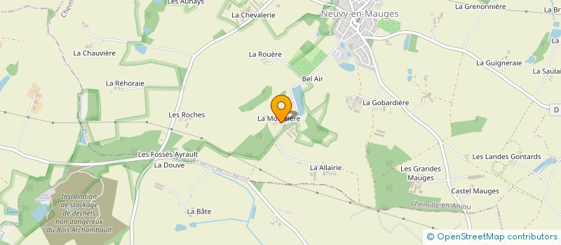 localisation de l'entreprise MONSIEUR JEAN PITHON à CHEMILLE-EN-ANJOU